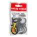 Curtain Pole Rings 45mm Black 8 Per Pack