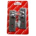 Door Handle Georgian 6'' Lock Chromed 1 Pair