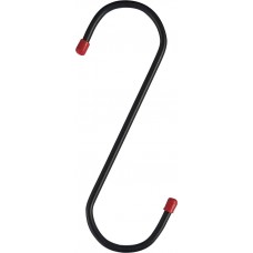 200mm Black Plated S Hooks (Bulk)